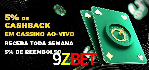 Promoções do cassino ao Vivo 9Zbet